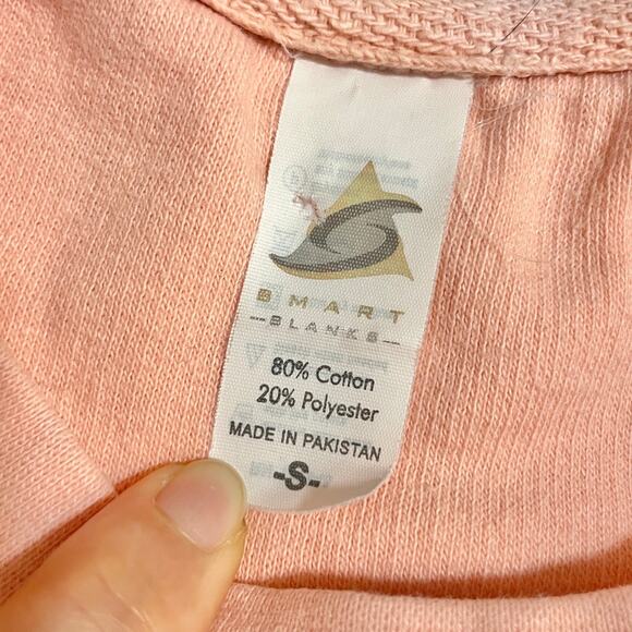 Vintage San Diego Zoo Safari Park Pullover Sweatshirt Size S Pink Rhinoceros - Picture 4 of 12